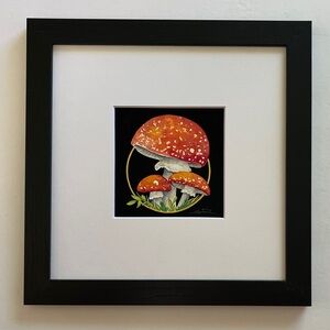 Original Watercolor/Gouache Mushroom Painting by me (Shannon Perrie/Perr…